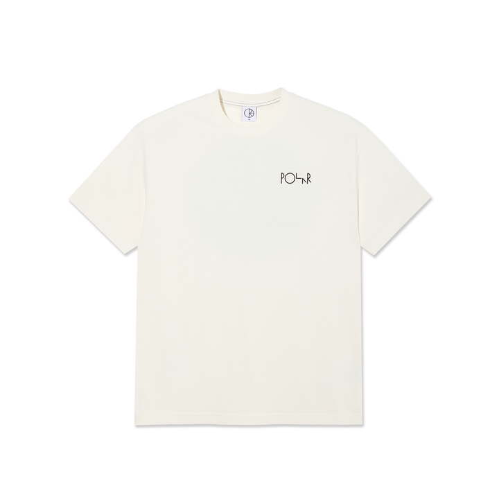 Contrast Tee | Fill Logo - Ivory/Black