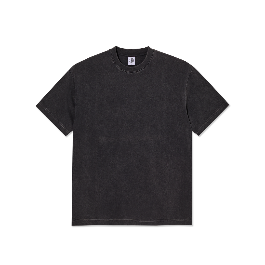 Contrast Tee | Stroke Logo - Silver Black/Black