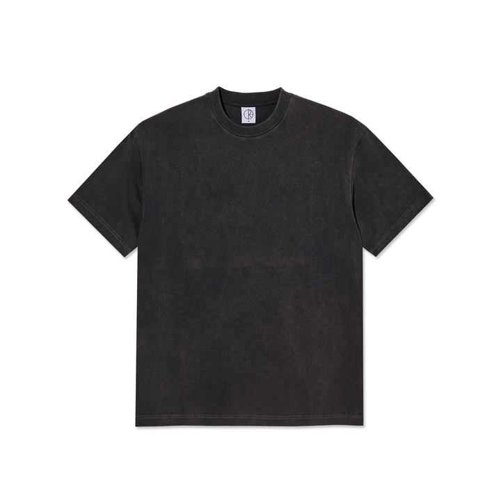 Contrast Tee | Stroke Logo - Silver Black/Black