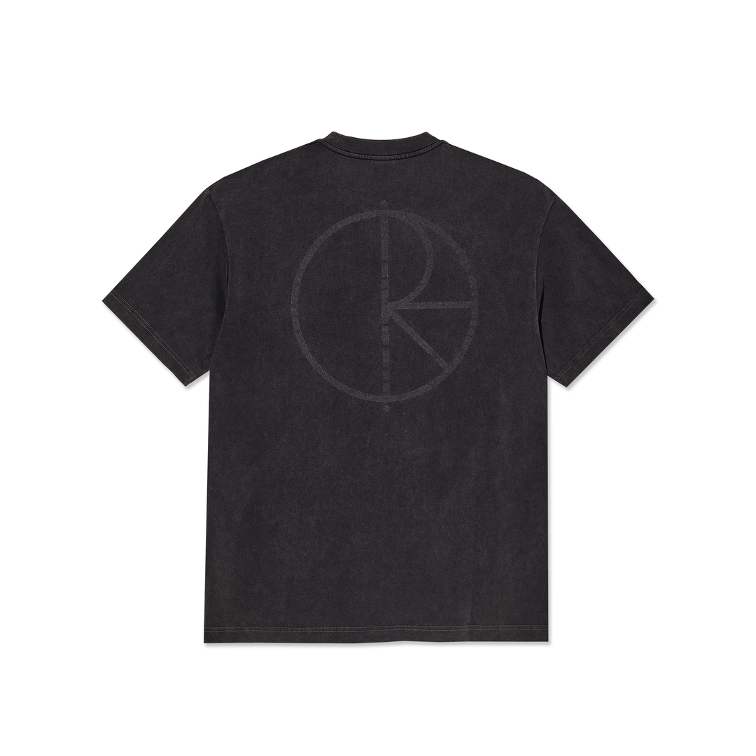 Contrast Tee | Stroke Logo - Silver Black/Black