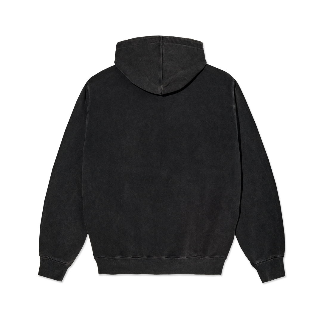 Dave Hoodie | Metal Logo - Silver black