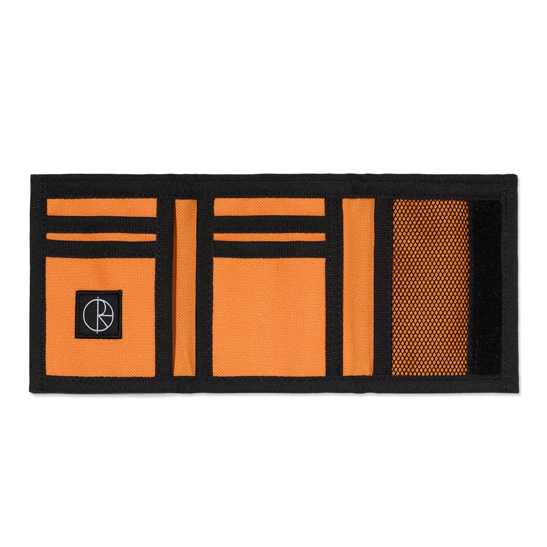 Key Wallet | Script Logo - Black/Orange