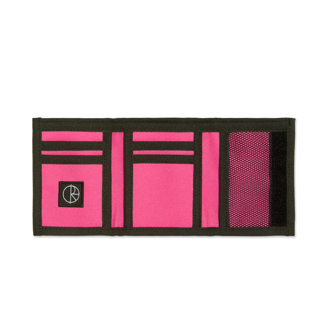 Key Wallet | Script Logo - Black/Pink