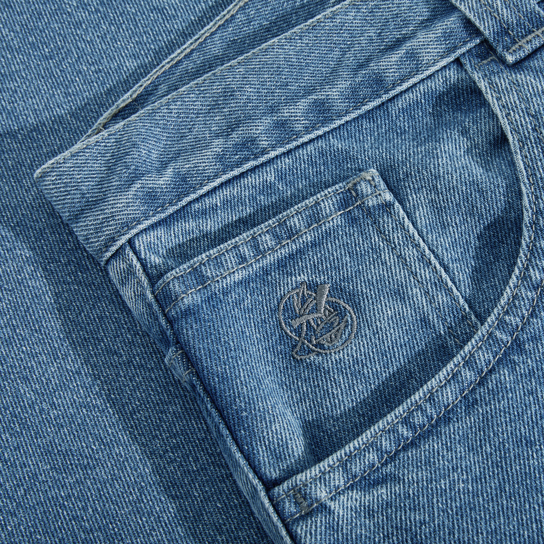 Big Boy Pants - Mid Blue – Polar Skate Co. Big Boy Pants - Mid Blue – Polar Skate Co.