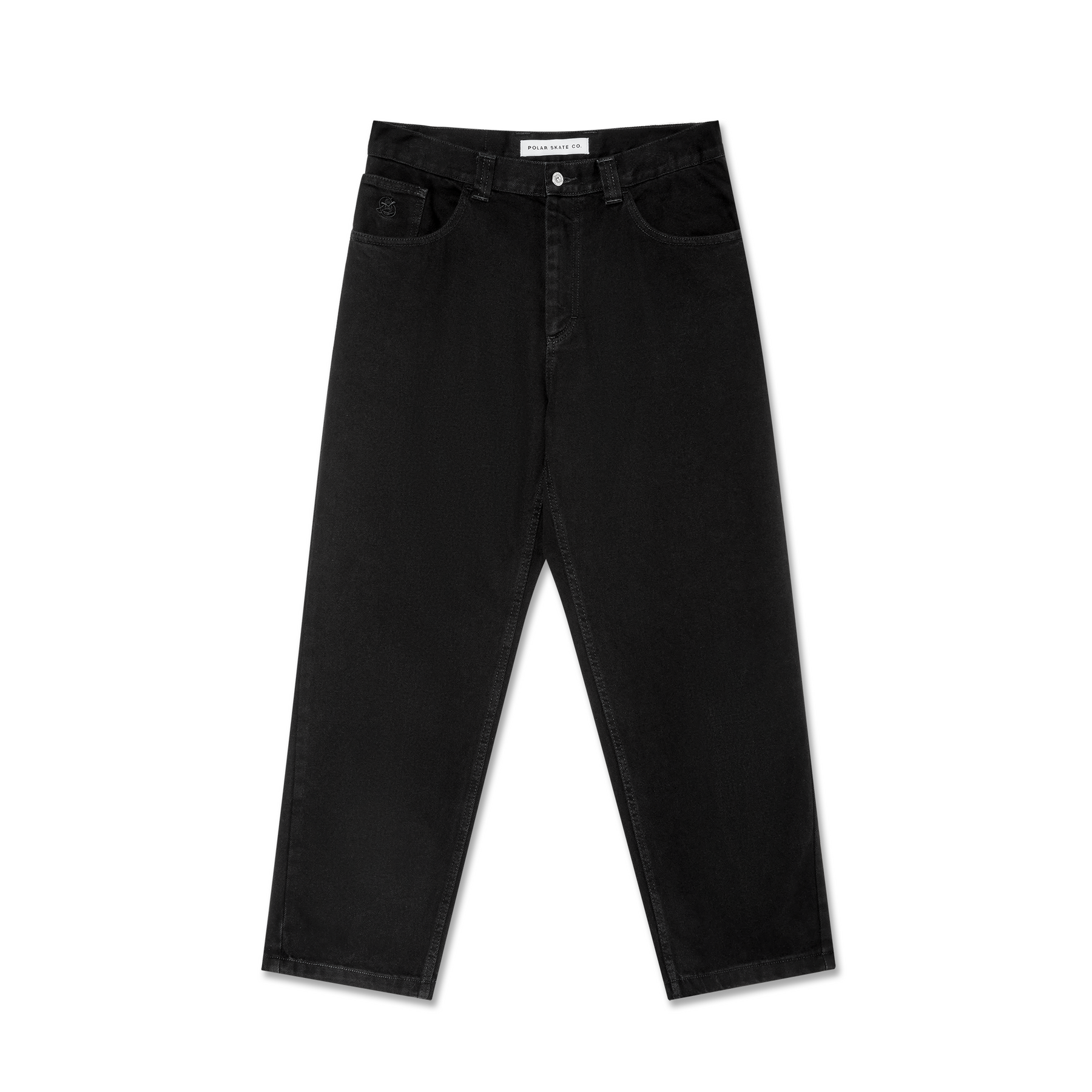 93 Pants - Pitch Black – Polar Skate Co. 93 Pants - Pitch Black – Polar Skate Co.
