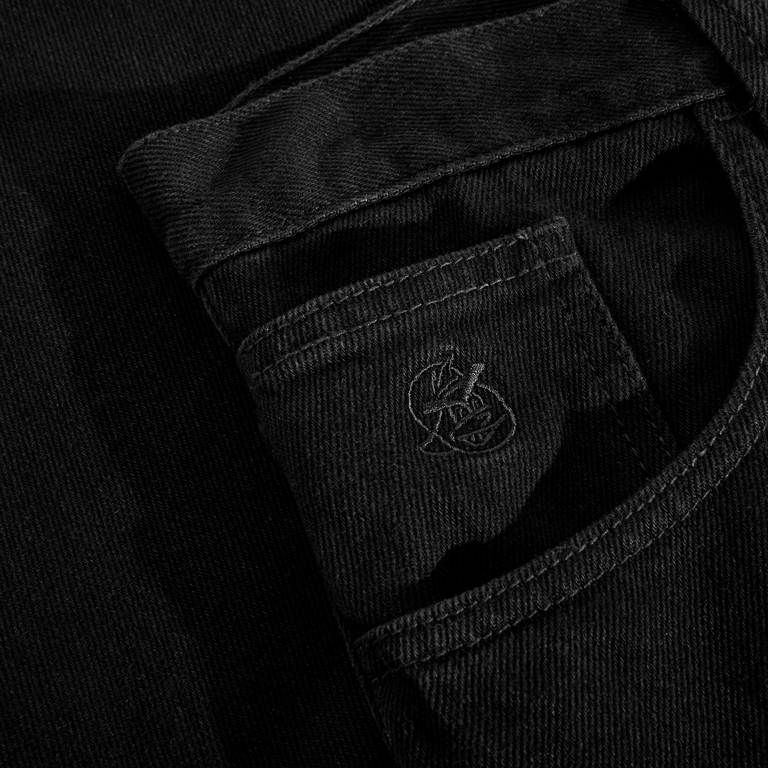 93 Pants - Pitch Black – Polar Skate Co. 93 Pants - Pitch Black – Polar Skate Co.