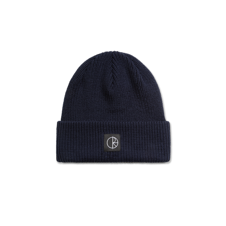 Double Fold Merino Beanie - Navy