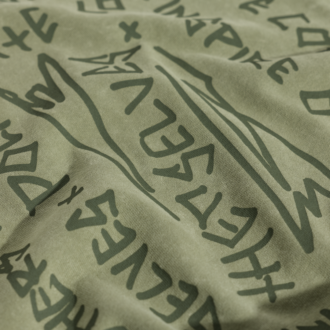 Acid Tee | IOTIT - Army Green