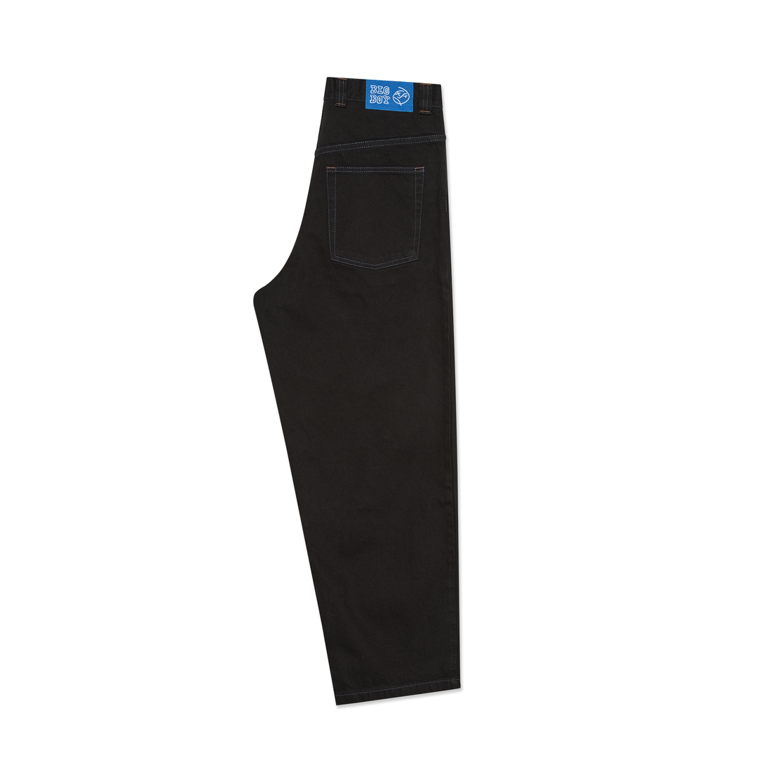 Big Boy Pants - Black/Blue Stitching