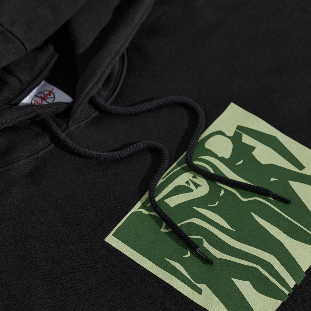 Dave Hoodie | Cut Outs - Black