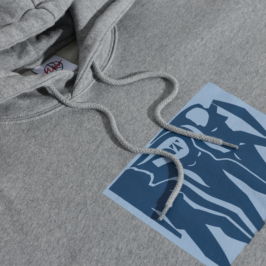 Dave Hoodie | Cut Outs - Heather Grey