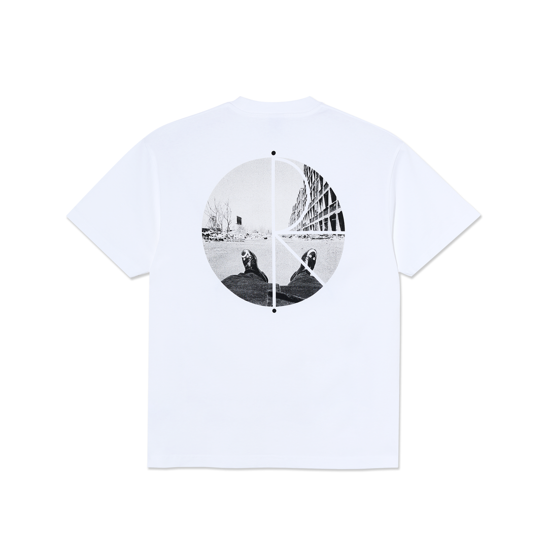 Fill Logo Tee | Happy Sad - White