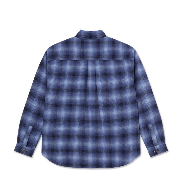 Mitchell LS Shirt | Shadow Check - Blue
