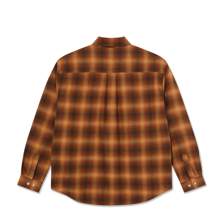 Mitchell LS Shirt | Shadow Check - Caramel