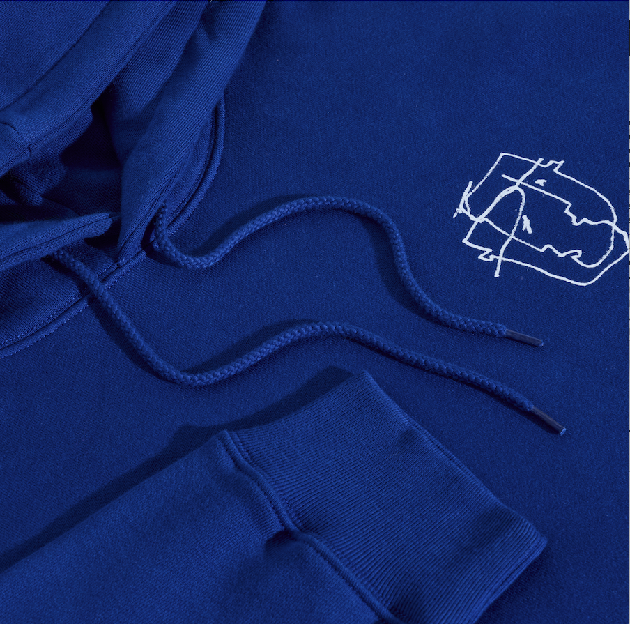 Dave Hoodie | Tied Up (Ultramarine)