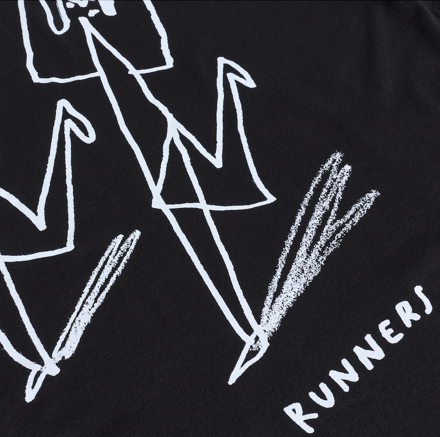 Tee | Two Runners (Black)