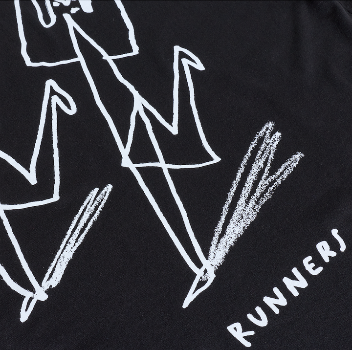 Tee | Two Runners (Black)