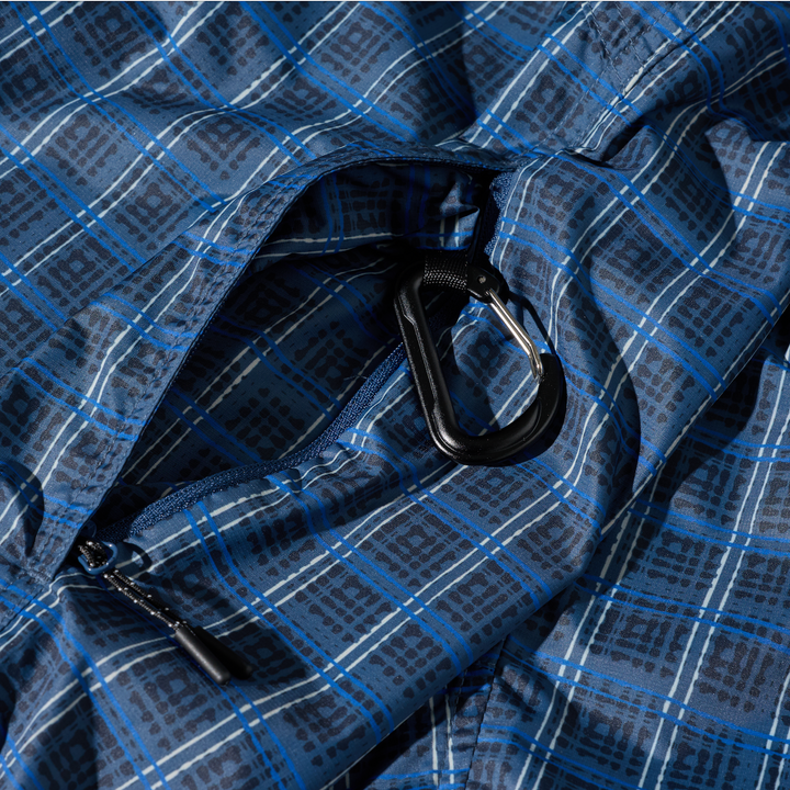 Chase Light Shell Jacket - Blue Check