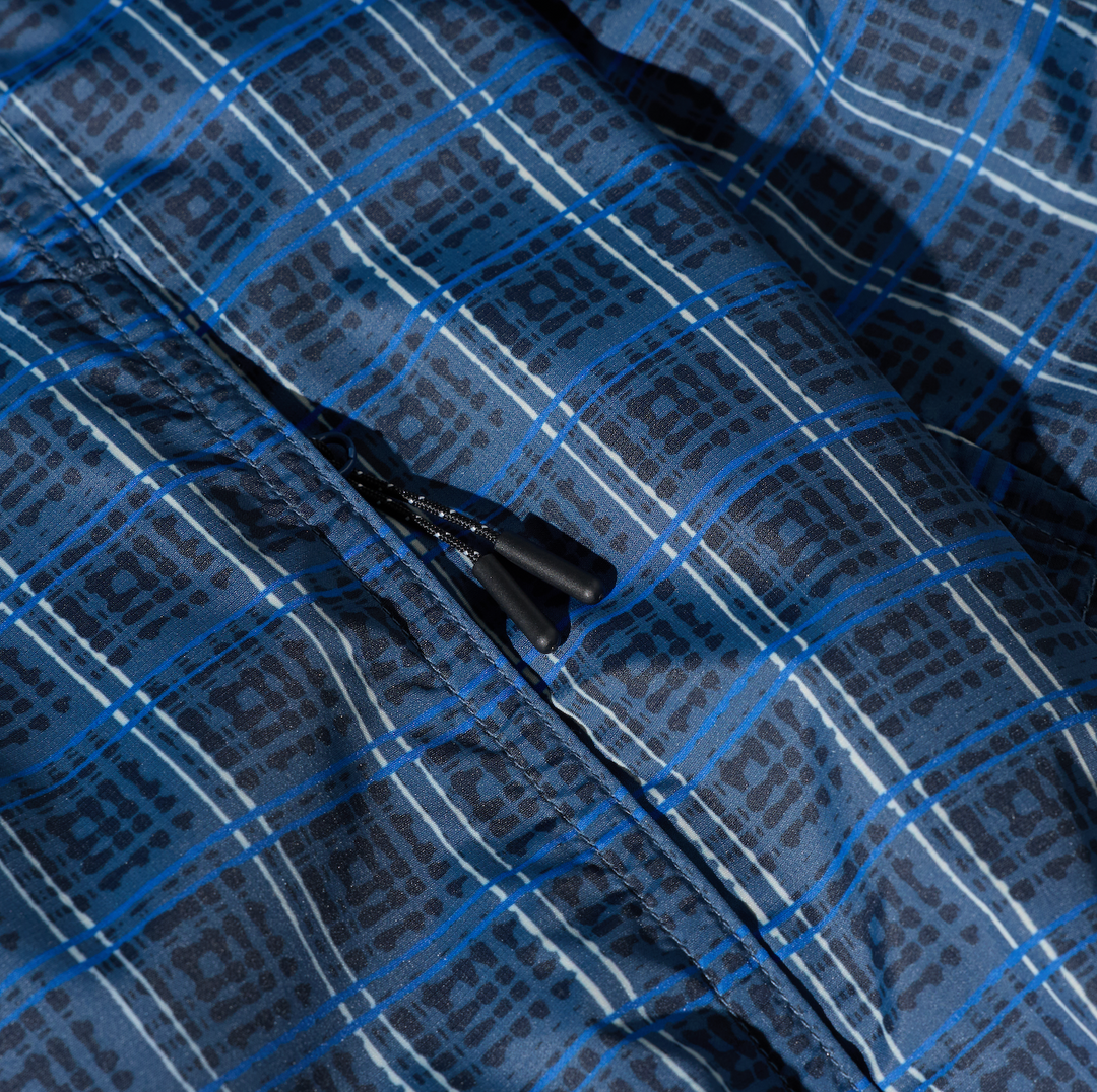 Chase Light Shell Jacket - Blue Check