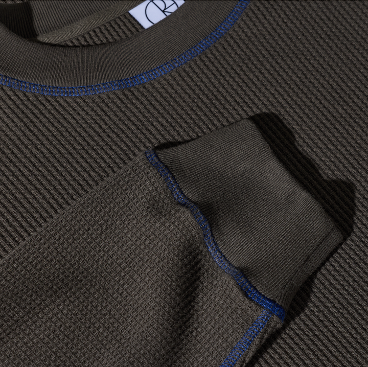 Dylan LS Tee - Dirty Black/Blue