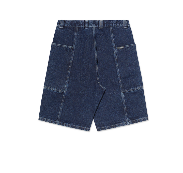 Jiro Shorts - Dark Blue w/ White Stitching