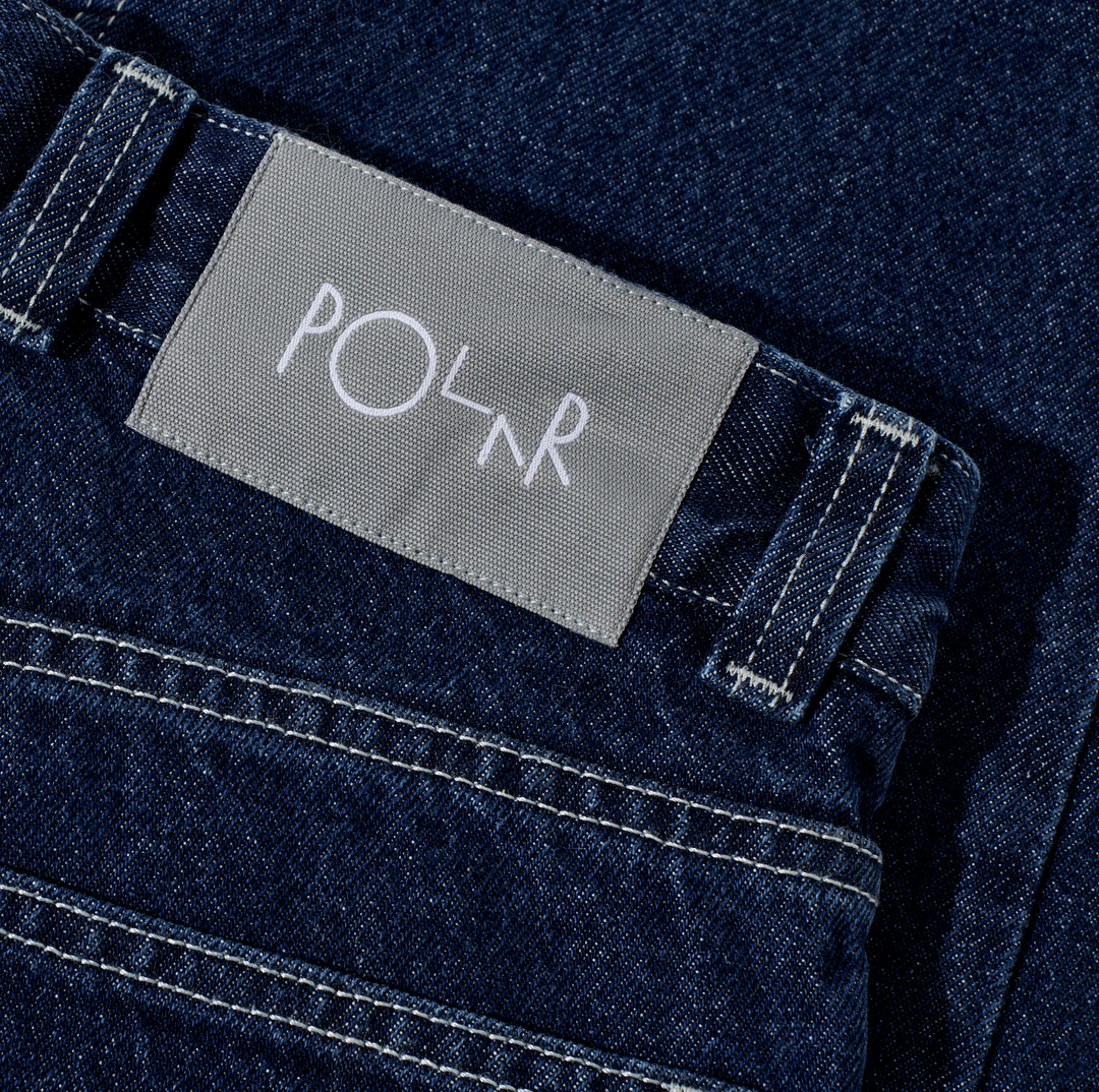 89 Pants - Dark Blue w/ White Stitching