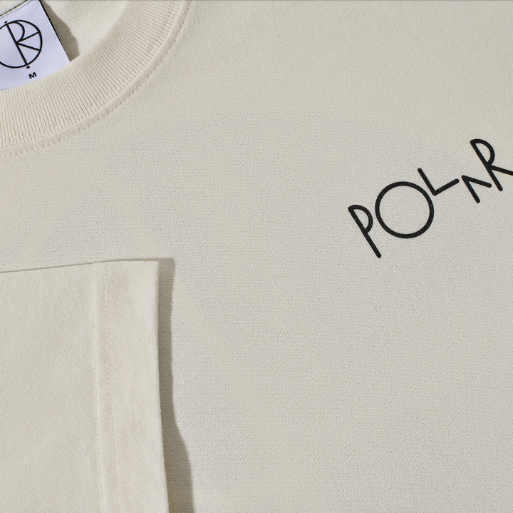 Contrast Tee | Fill Logo - Ivory/Black