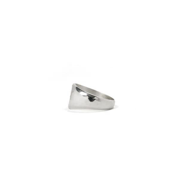 Slim Stroke Logo Ring - Sterling Silver