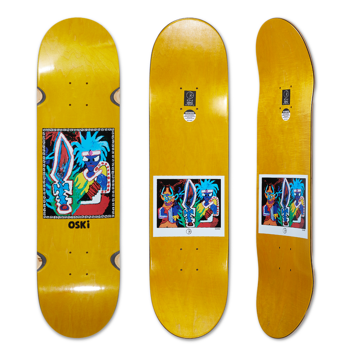 Deck Oskar Rozenberg Tribal Chief Wheel Wells Polar Skate Co.