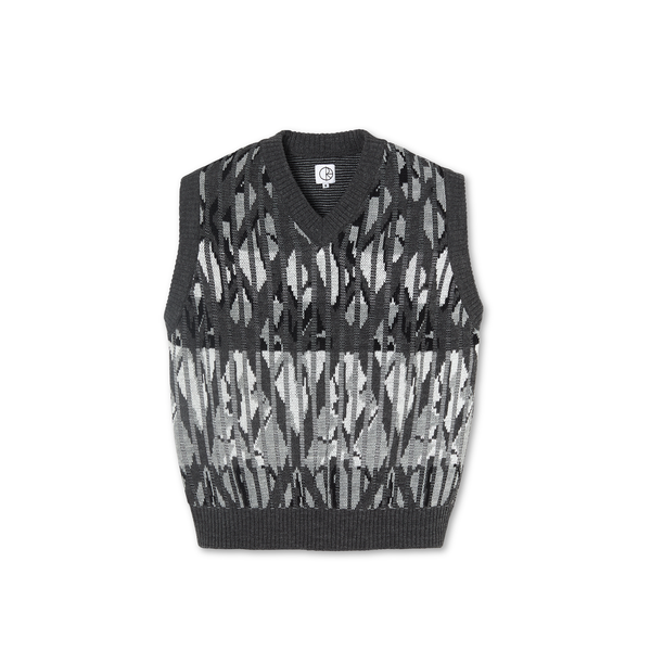 Paul Knit Vest - Grey – Polar Skate Co.