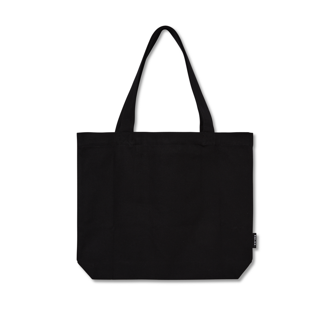 Lunch Doodle Tote Bag - Black