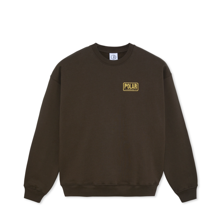 Dave Crewneck | Earthquake - Brown