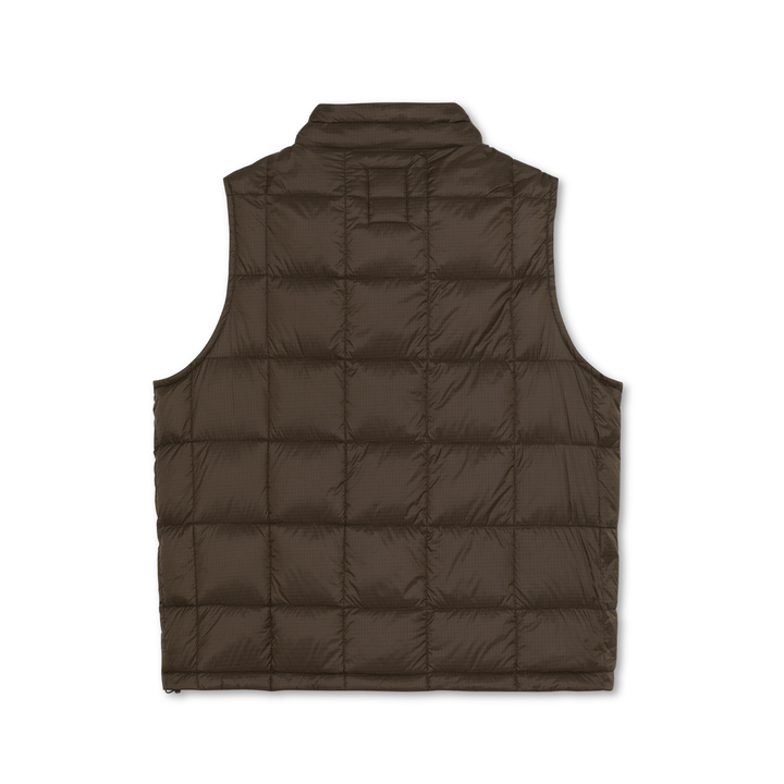 Lightweight Puffer Vest - Brown