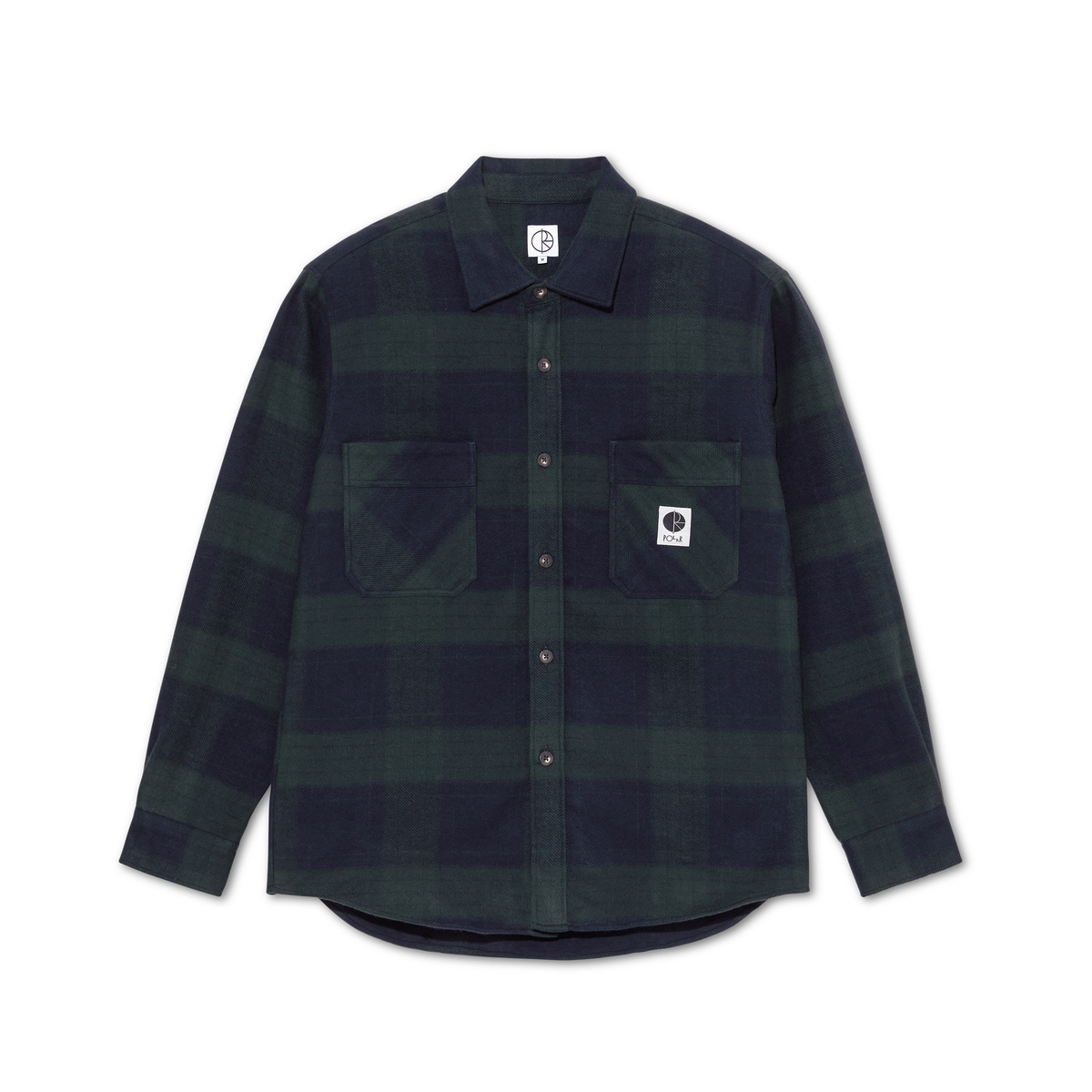 Mike LS Shirt | Flannel - Navy / Teal – Polar Skate Co.