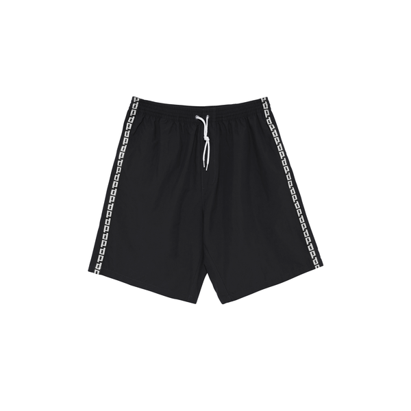P Stripe City / Swim Shorts - Black