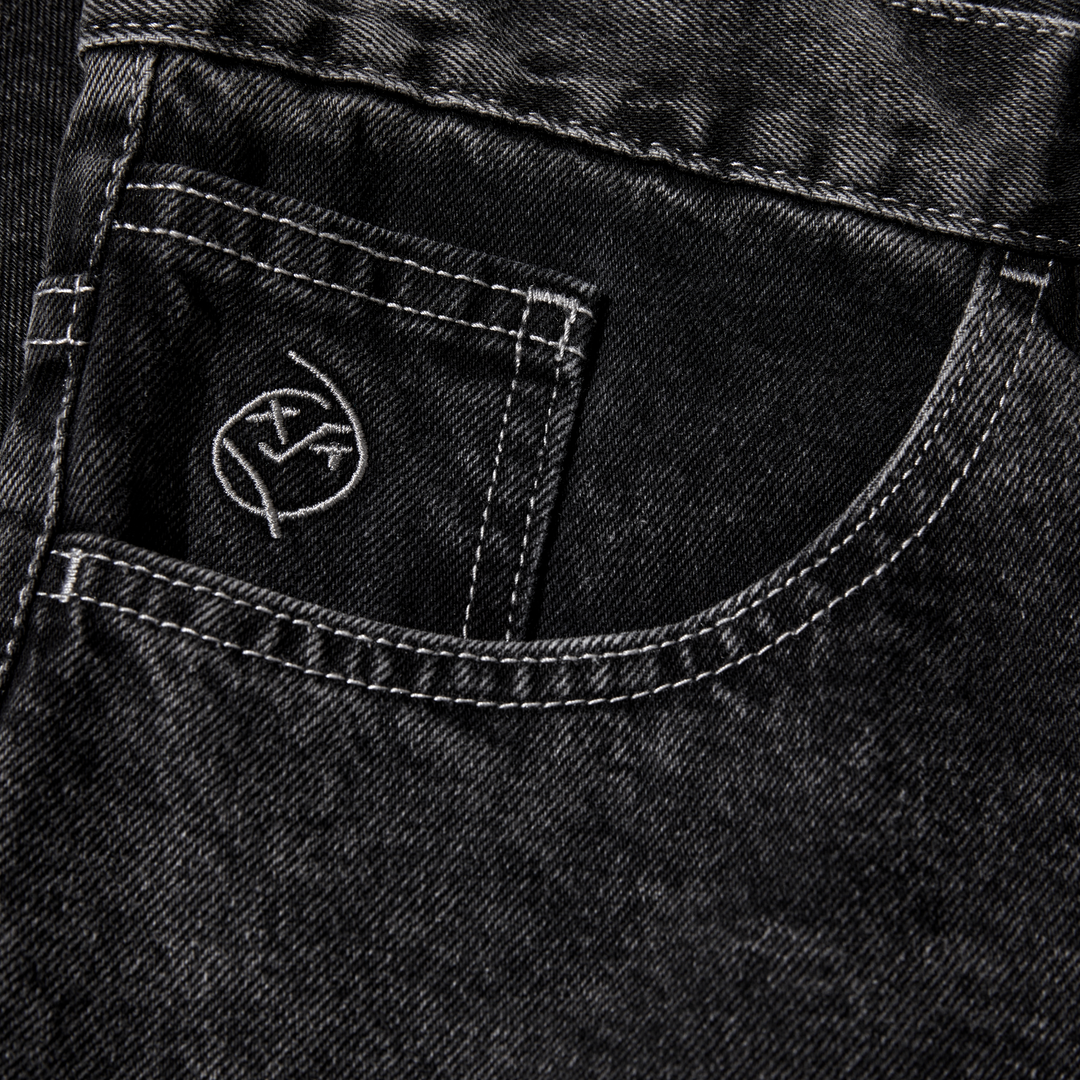 Big Boy Shorts - Silver Black – Polar Skate Co. Big Boy Shorts - Silver Black – Polar Skate Co.