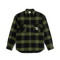 Mike LS Shirt | Flannel - Black / Army Green