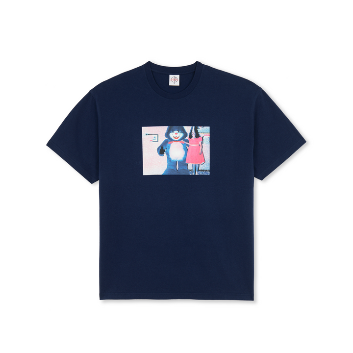 Tee | Pink Dress - Dark Blue