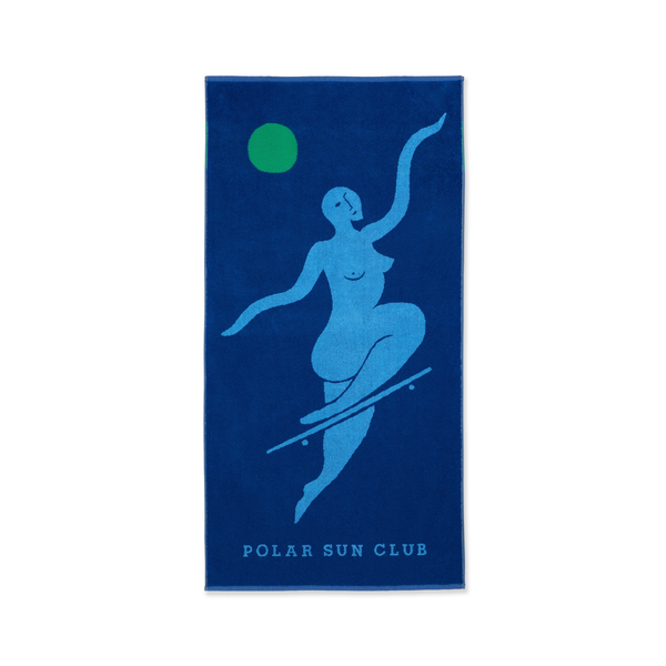 Bath Towel | No Complies Forever - Egyptian Blue