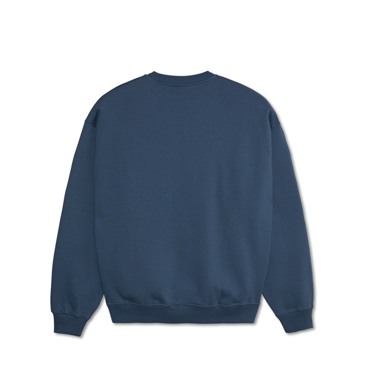 Dave Crewneck | Faces - Grey Blue