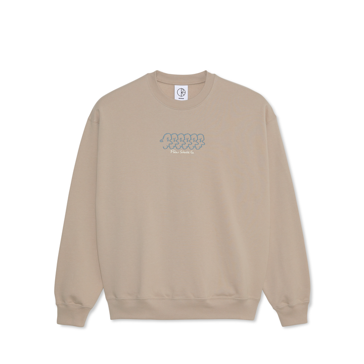 Dave Crewneck | Faces - Taupe