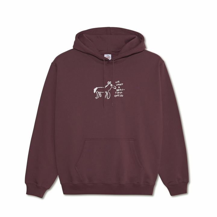 Dave Hoodie | Beautiful Horses - Plum