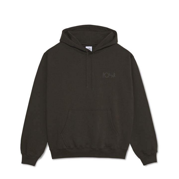 Dave Hoodie | Stroke Logo - Dirty Black