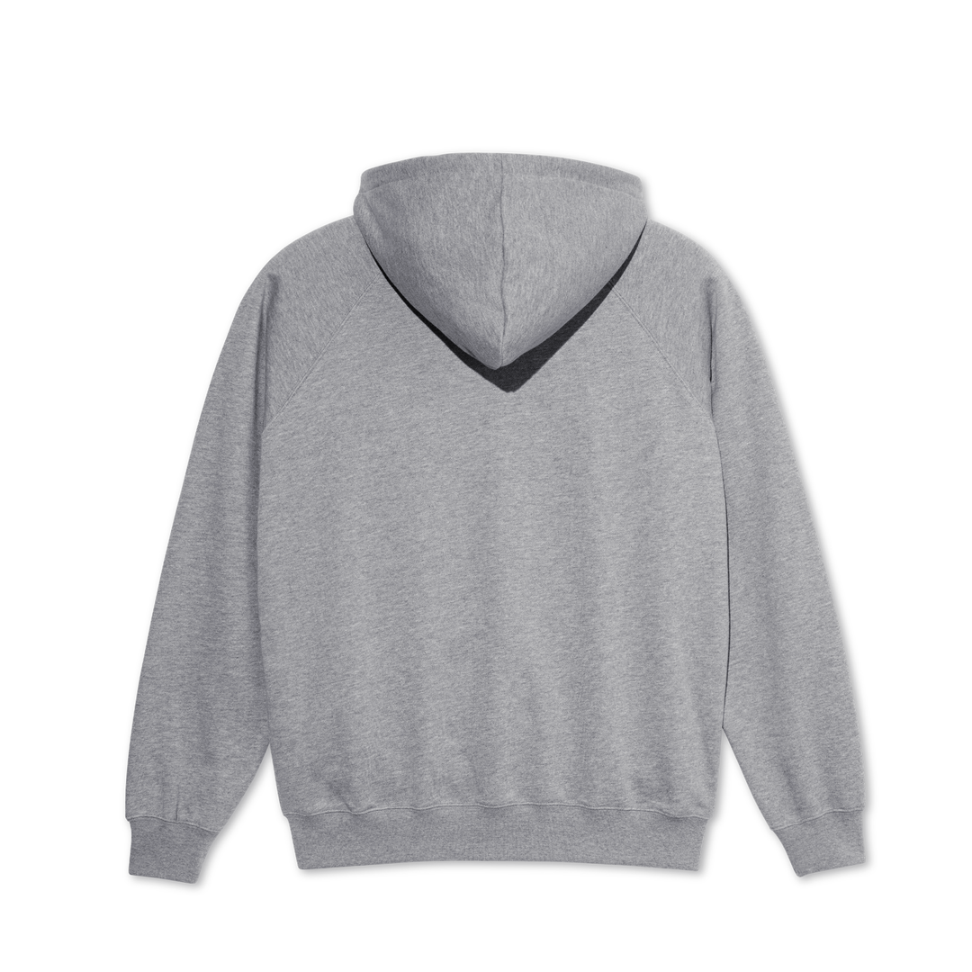 Default Zip Hoodie - Heather Grey