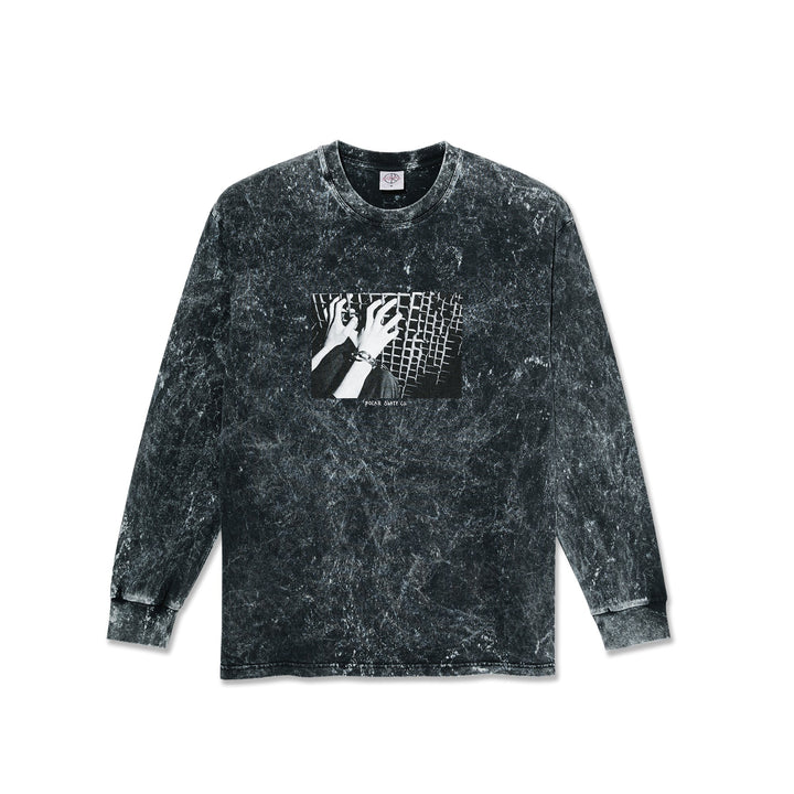 Acid LS Tee | Caged Hands - Black