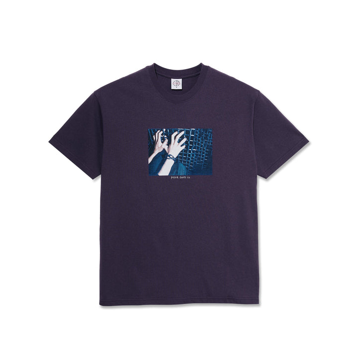 Tee | Caged Hands - Dark Violet