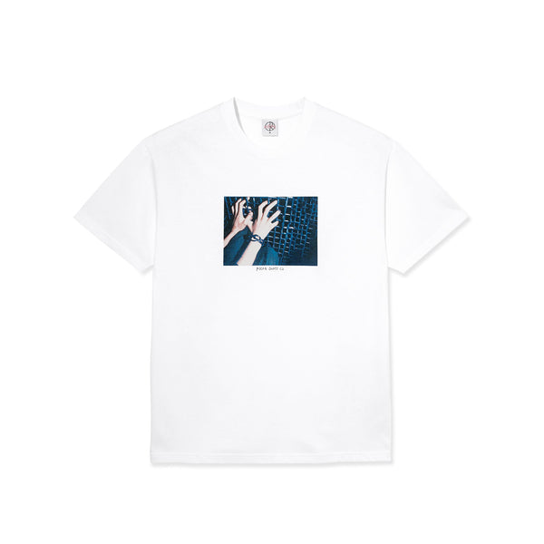 Tee | Caged Hands - White
