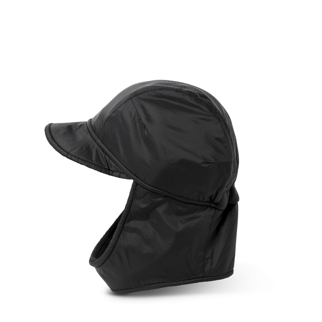 Luke Flap Cap | Ripstop - Black