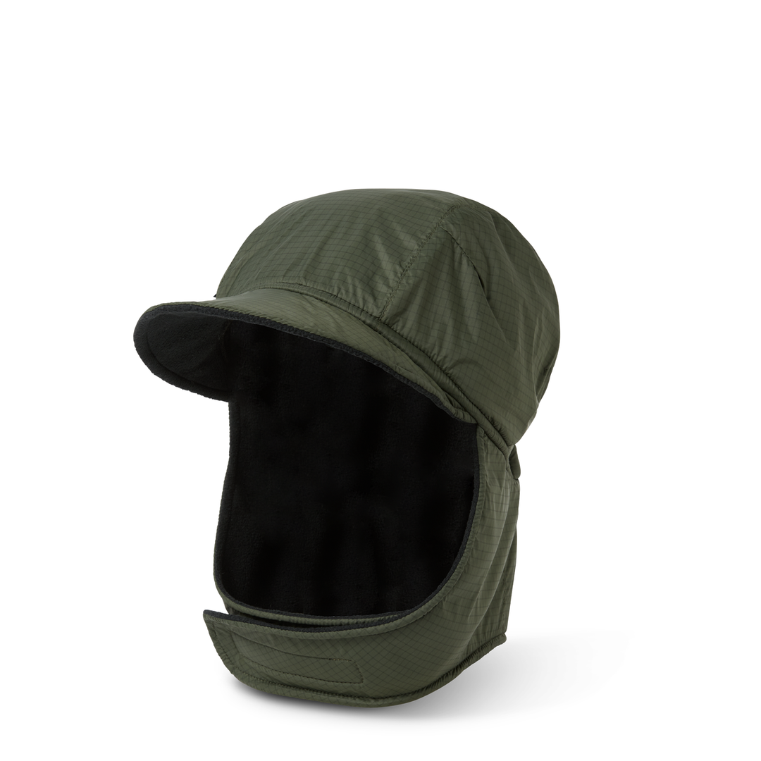 Luke Flap Cap | Ripstop - Grey Green