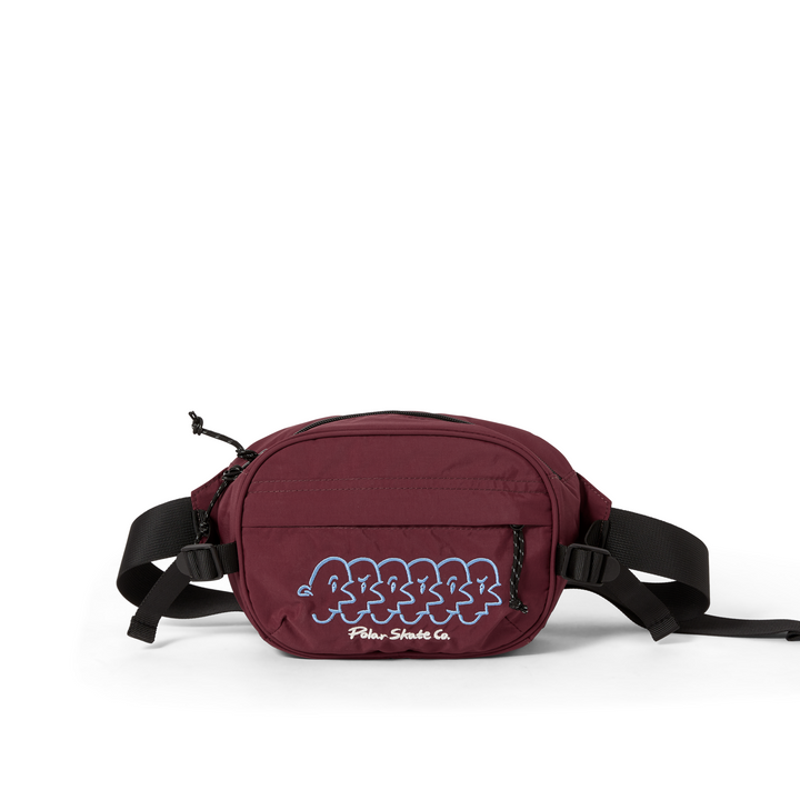 Hip Bag | Nylon | Faces - Bordeaux